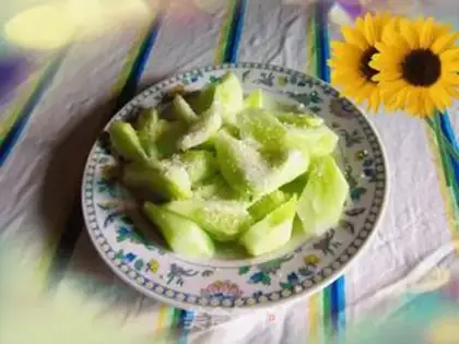 Make Sweet and sour cucumber step 1