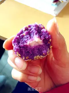 Make Purple potato cheese balls step 15