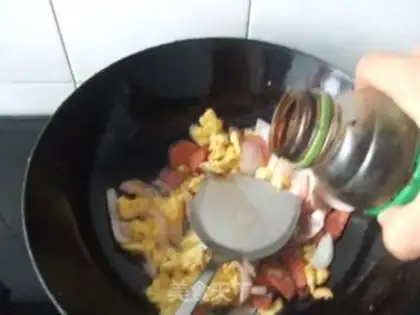 Make Sausage, eggs, rice. step 10