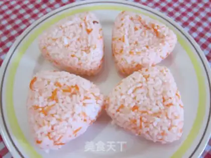 Make Roasted Rice Ball with Rice Heart step 3
