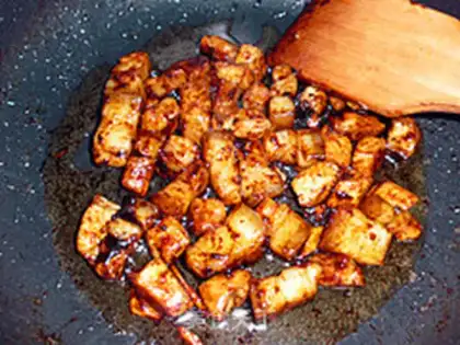 Make braised pork and potato step 4