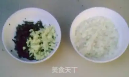 Make Three-colored dumplings step 2