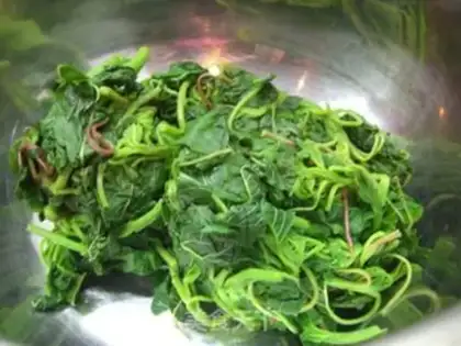 Make Amaranth stuffed dumplings step 2
