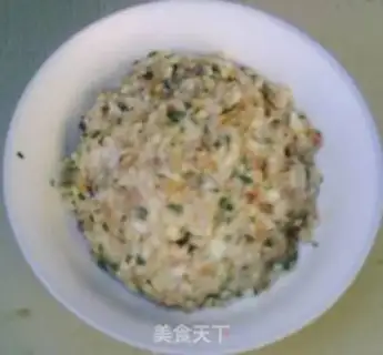 Make Three-colored dumplings step 5