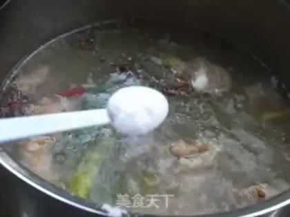 Make Ribs and emerald noodles step 5