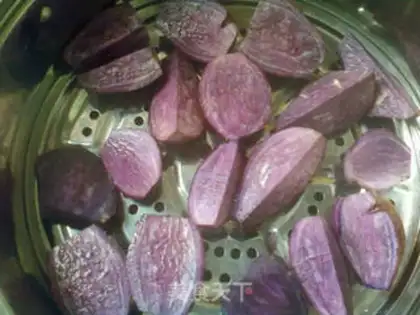 Make Purple potato marble toast step 0