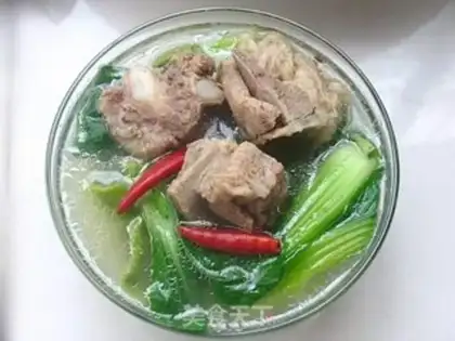 Make Ribs and emerald noodles step 9