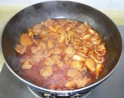 Make braised sausage step 7