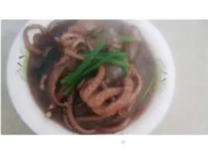 Make Scallion flavor octopus step 10
