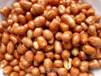 Make fried peanuts step 5