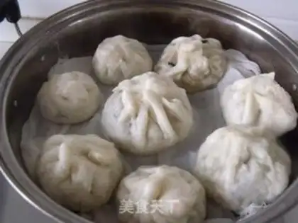 Make Vegetarian steamed buns step 6
