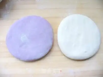 Make Two-color steamed buns step 6