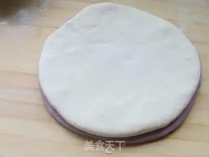 Make Two-color steamed buns step 7