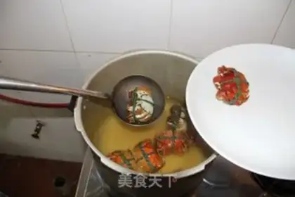 Make Steamed hairy crab step 1