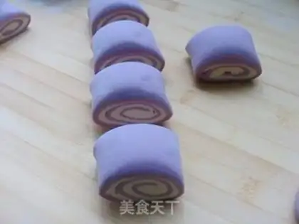 Make Two-color steamed buns step 9