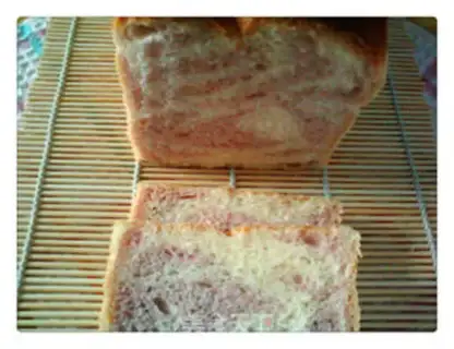 Make Purple potato marble toast step 19