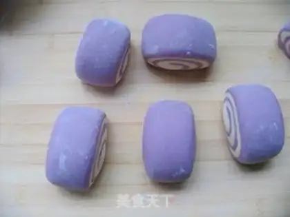 Make Two-color steamed buns step 10