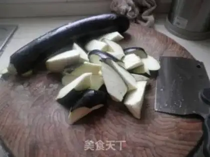 Make braised eggplant in oil step 0