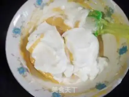 Make Matcha Red Bean Qi Feng step 7