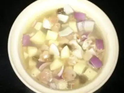 Make Curry chicken rice step 11