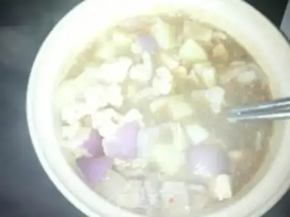 Make Curry chicken rice step 13