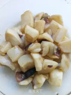 Make Cuttlefish baby cabbage step 5