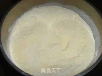 Make cornflour pancakes step 1