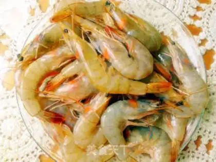 Make Fried shrimps and fried vegetables step 0