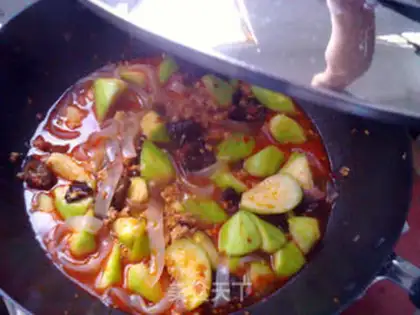 Make Fish-flavored long melon step 20