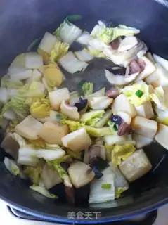 Make Cuttlefish baby cabbage step 7