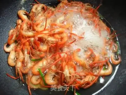 Make Salted river shrimp step 3