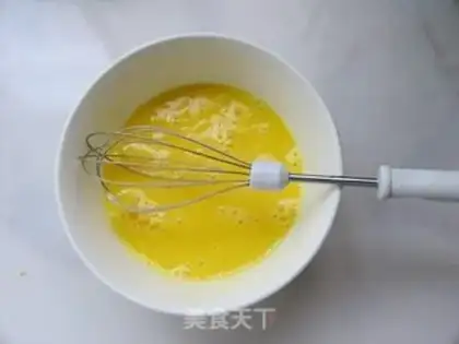 Make egg broad bean step 1