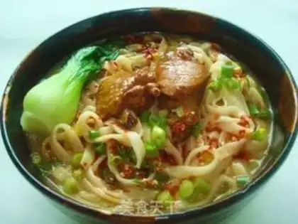 Make Braised chicken noodles step 10