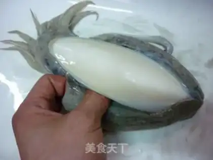 Make Sauce fried cuttlefish flower step 2