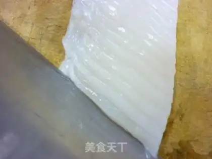 Make Sauce fried cuttlefish flower step 5