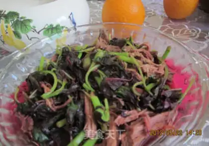 Make Steamed amaranth step 5
