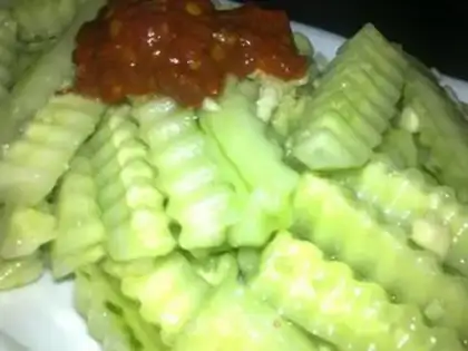Make Cucumber with garlic step 7