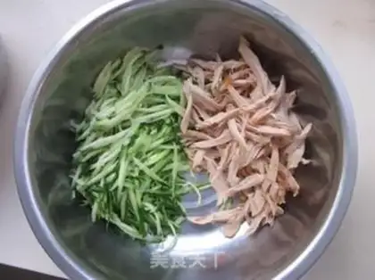 Make Cold vermicelli step 1