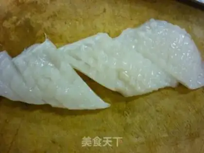 Make Sauce fried cuttlefish flower step 7