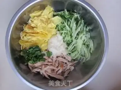 Make Cold vermicelli step 3