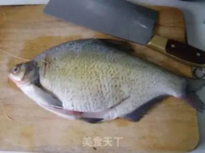 Make Chop pepper peacock opening screen fish step 1