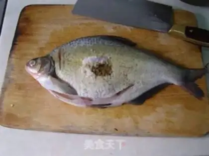 Make Chop pepper peacock opening screen fish step 3