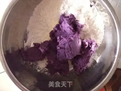 Make Purple sweet potato flower step 2