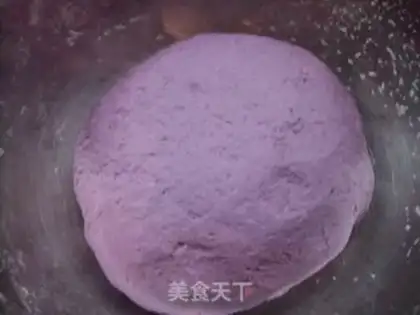 Make Purple sweet potato flower step 4