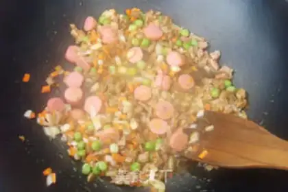 Make Pepper beef rice step 2