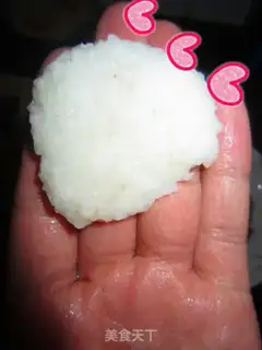 Make glutinous rice purple potato balls step 6