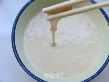 Make fried dough stick version pancake fruit step 2