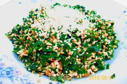 Make Sesame fragrant dried Malan head step 7
