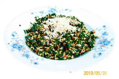 Make Sesame fragrant dried Malan head step 8