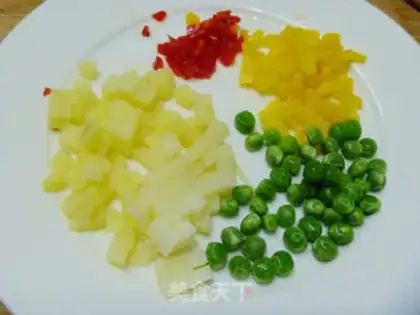 Make Colorful mashed potato salad step 4